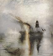 Joseph Mallord William Turner Peace-burial at sea (mk31) oil painting on canvas